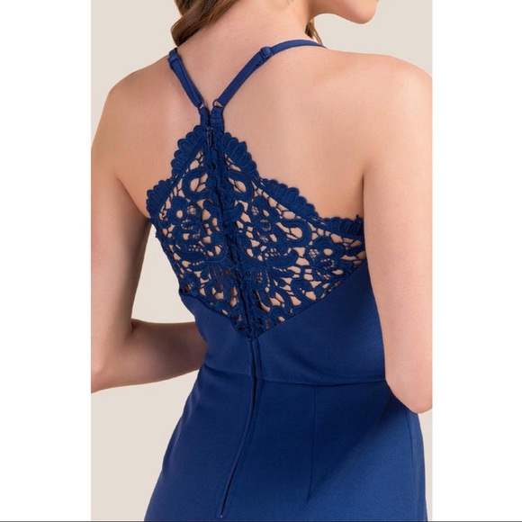 Blue Crotchet Jumpsuit - Picture 6 of 6